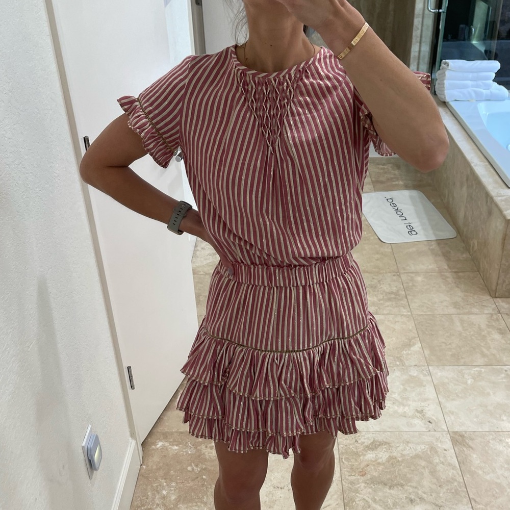 Misa ruffle dress